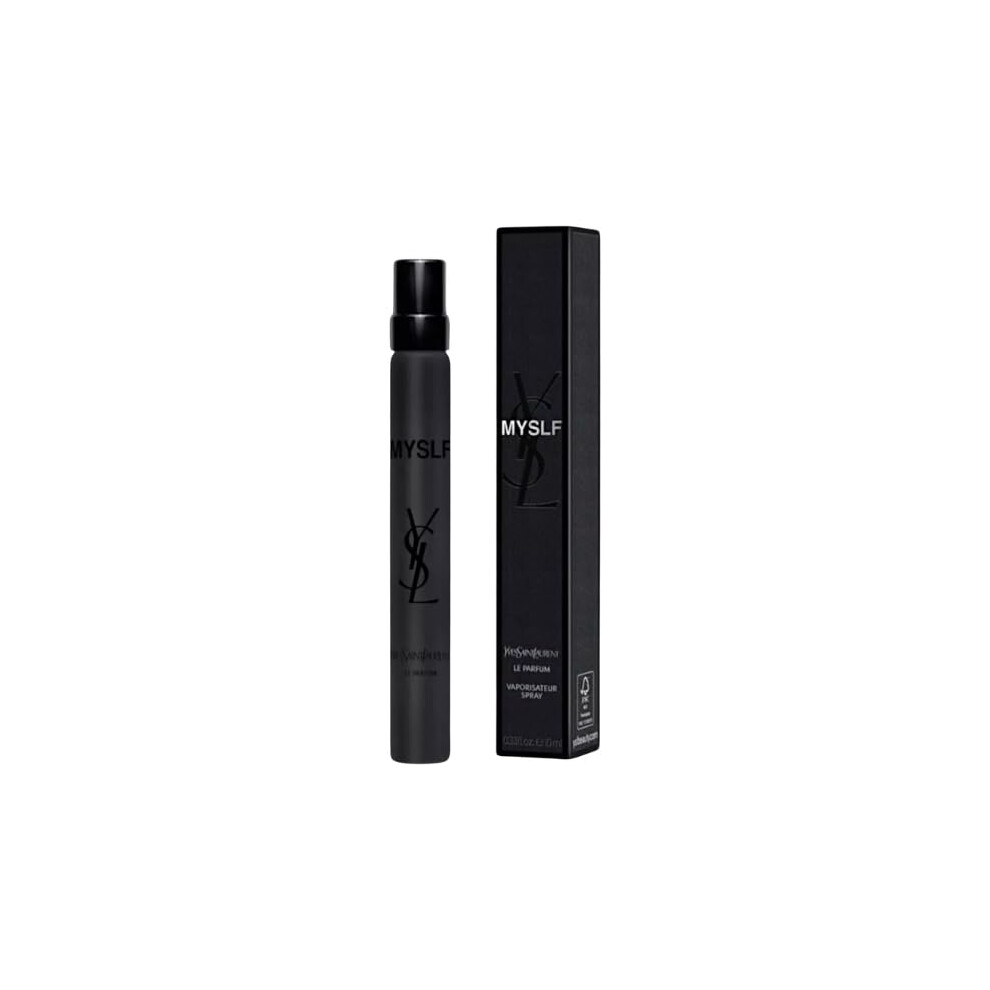 YVES SAINT LAURENT MYSLF Le Parfum for Men - Mini EDP Travel Spray 0.33 oz - Refillable Designer Cologne