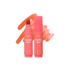ETUDE Dear Darling Marker Tint #7 Peach Apricot (5g) | Colorao labial hidratante e de longa durao | Criador de lbios altamente pigmentados c