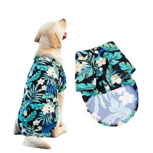 LHYZ PARK Hawaii-Strand-Druck, Haustier-Hundekatzen-T-Shirts, s fr kleine bis mittelgroe Hunde und Katzen, coole Sommerweste, Camp-Shirt-Kleidung
