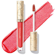 FOCALLURE Metallic Liquid Lipstick Non Stick Cup Lip Gloss High Impact Lip Color with Transfer-proof Wear Long Lasting & Waterproof Lipstick Make