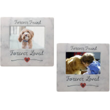 Frame commemorativi per animali domestici Banberry Designs - Set di 2 - Forever Friend Forever Love