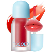 TOCOBO Juicy Berry Plumping Lip Oil 01 Chill Red  koreanisches, veganes, feuchtigkeitsspendendes Lippenl mit Pflanzenlen fr hohen Glanz  nicht k