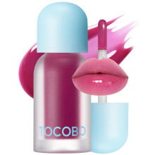 TOCOBO Juicy Berry Plumping Lip Oil 02 Berry Brandy  Koreanisches, veganes, feuchtigkeitsspendendes Lippenl mit Pflanzenlen fr hohen Glanz  nich