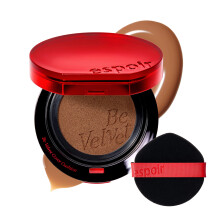 espoir [NEW] Be Velvet Cushion Foundation | Quick and Easy Coverage with Long-lasting Color by Zero Oxidation (#37 Deep Maple  0.46 Ounce (Pack o