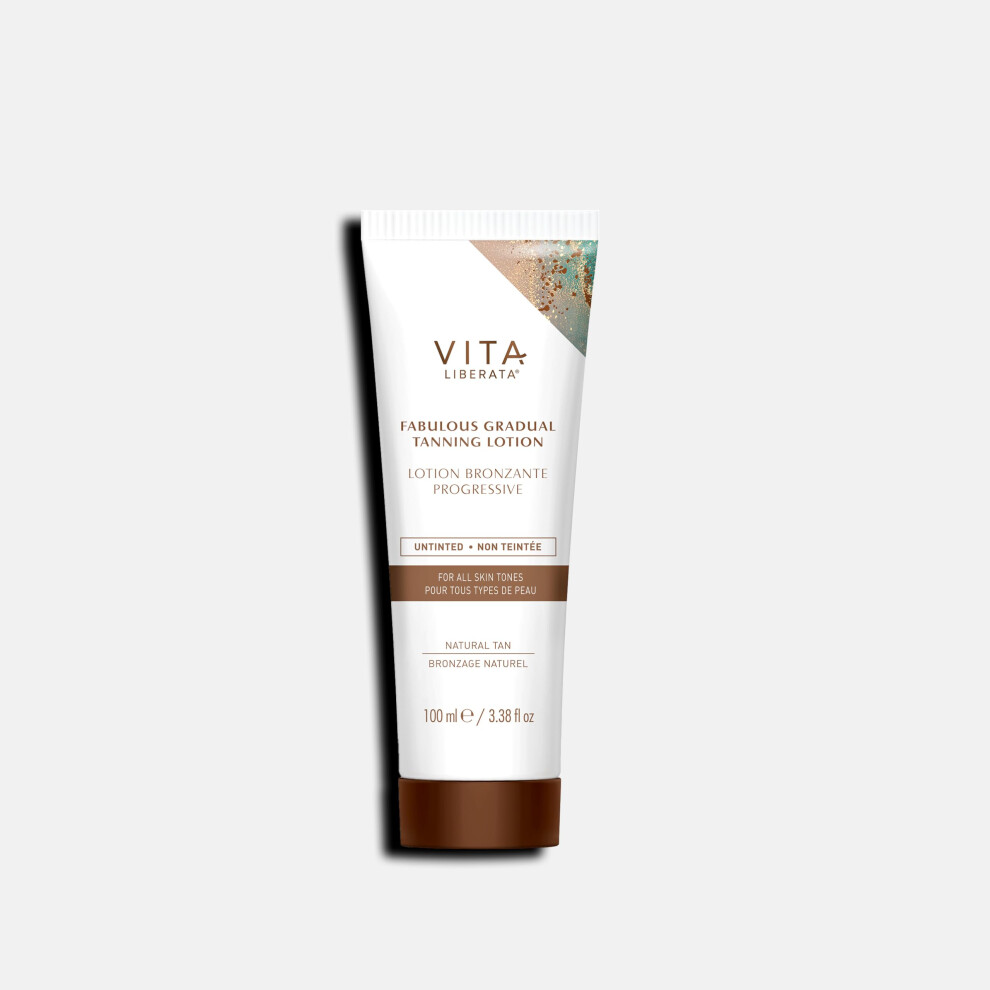 Vita Liberata Fabulous Gradual Tanning Lotion - Buildable Formula Sun-Kissed Tan Untinted For Minimal Transfer Lasting Finish Formulated With
