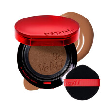 espoir [NEW] Be Velvet Cushion Foundation | Quick and Easy Coverage with Long-lasting Color by Zero Oxidation (#42 Hazel  0.46 Ounce (Pack of 1))
