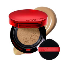 espoir [NEW] Be Velvet Cushion Foundation | Quick and Easy Coverage with Long-lasting Color by Zero Oxidation (#28.5 Ginger Olive  0.46 Ounce (Pa
