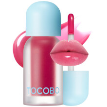 TOCOBO Juicy Berry Plumping Lip Oil 06 Berry Candy  koreanisches, veganes, feuchtigkeitsspendendes Lippenl mit Pflanzenlen fr hohen Glanz  nicht