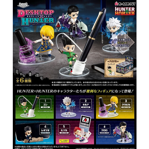 Re-ment-Hunter x Hunter-Desktop Hunter Trading Figur-1 af 6 Blind Box