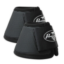 Eleccin del profesional Botas de campana de uso mltiple para caballos | Vendido en parejas | Medio | Negro | Sin velln
