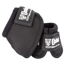 Cashel No Turn Bell Boots per cavalli Equini-coppia XX-Small X-Small Mini medio grande o x-grande colore: foglia nera o calda (medio nero)