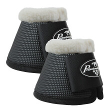 Eleccin del profesional Botas de campana de uso mltiple para caballos | Vendido en parejas | XX-Large | Negro | con velln