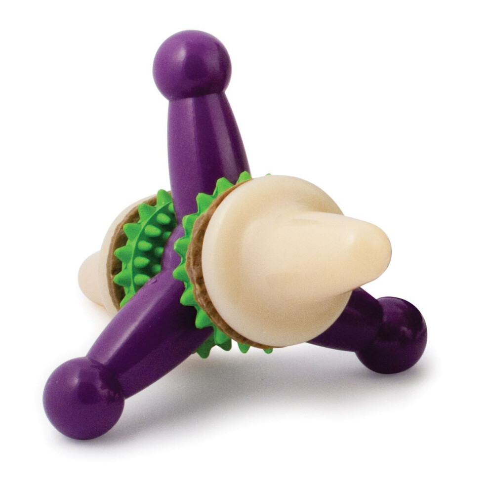 Petsafe Busy Buddy Treat Holding Jack Dog Toy - Strong Chewers - Challenging - Treat Rings Included - Large