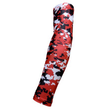 Agricoltura sportiva Nuovo! Manica del braccio di compressione incollaggio di umidit (camo digitale rosso piccolo)