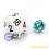 Bescon Jumbo D20 38MM  Big Size 20 Sides Dice Solid White  Big 20 Faces Cube 1.5 inch 3