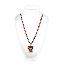 Rico Industries NCAA Texas Tech Red Raiders Team Logotyp Mardi Gras Style Beads 3 x 24-""""