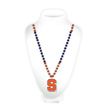 Rico Industries NCAA Syracuse Orange Team Logotyp Mardi Gras Style Beads 3 x 24-""""