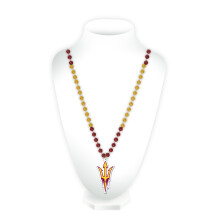 Rico Industries NCAA Arizona State Sun Devils Team Logo Mardi Gras Style Beads
