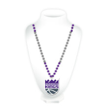 Rico Industries NBA Sacramento Kings Team Logotyp Mardi Gras Style Beads 3 x 24-""""
