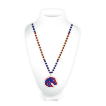 Rico Industries NCAA Boise State Broncos Team Logo Mardi Gras Style Beads 3 x 24-""""