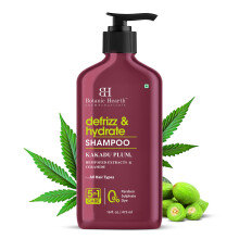 Botanic Hearth Defrizz & Hydrate Shampoo 16 fl. Unze. oz | Kakadu-Pflaumen-Hanfsamenextrakte und Ceramide | Feuchtigkeitsspendende und glttende Form