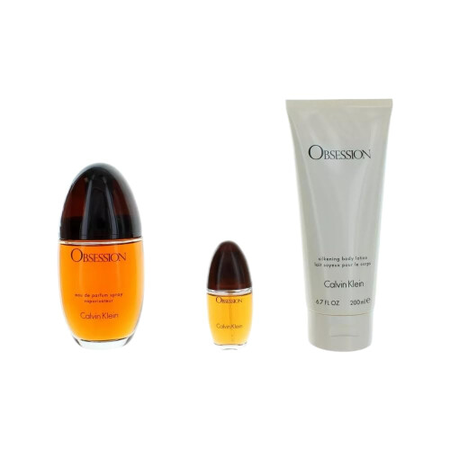 Calvin Klein AEJ Calvin Klein Obsession 3.3 Edp 3Pc Women Set