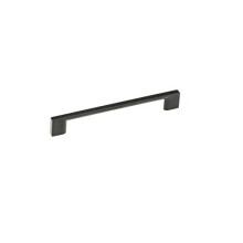 Richelieu Hardware BP816096900 Armadale Collection 3 3/4-inch (96 mm) Center-to-Center Matte Black Modern Rectangular Cabinet and Drawer Pull Han