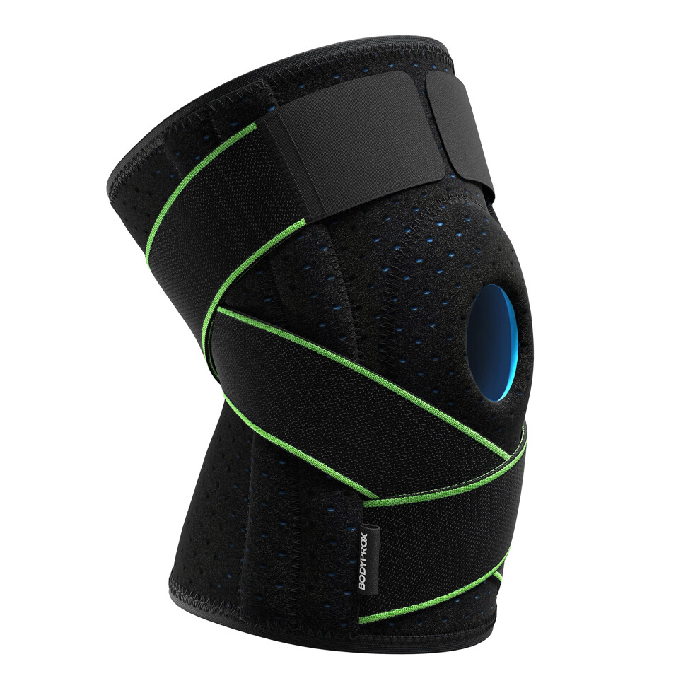 Bodyprox Knee Brace With Side Stabilizers & Patella Gel Pads For Knee Support