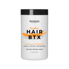 Kerazon Brasilian Hair BTX Treatment Mask 32oz 946ml fornisce riparazione per levigatura secca danneggiata. Nuova formula originale sull'imballaggio.