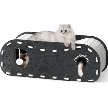 Camas de gato FUKUMARU para animais de estimao internos Caverna de gato extragrande de 31,5 polegadas para casa aconchegante para vrios animai