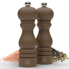 Peugeot Paris u'Select 7-inch Salt & Pepper Mill Set - Manual Mills with Adjustable Precision Grinding - Kitchen Seasoning Stainless Steel & Bee