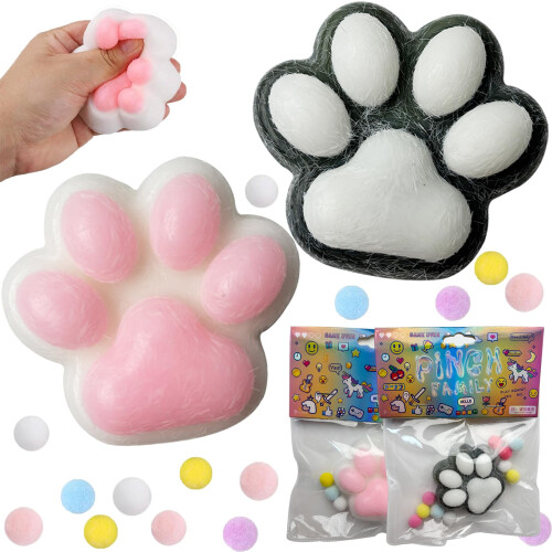 Big Cat Paw Squishy Squeeze Toys Large Size Cat Paw Squeeze Toys for ... - Cat Play Toys For Anxiety Relief