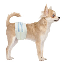BV Dog Diapers Male X-Small (Waist 9-14 in) Super Absorbent - 50 Count Disposable - Doggie Diapers with Wetness Indicator - Adjustable Male Dog W