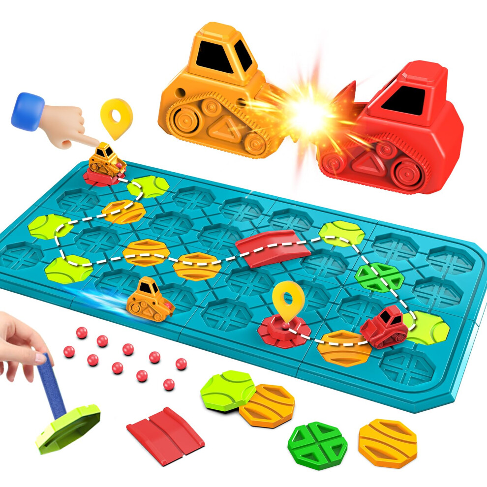 AirKid Stem Board Games Montessori Logic Puzzles - Educational Road Builder Toys for Kids Ages 3-8
