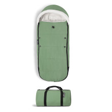 Stokke Babyzen Yoyo Footmuff Peppermint - Sherpa Loning & Fleece Hood con cordero para mantener el beb caliente - Incluye la bolsa de transporte - l