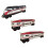 Whittle Shortline Spoorweg Caltrain MP36 3st. Set 2