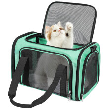 Discala Hondenmand voor katten Tot 15 lbs TSA Airline goedgekeurde hondenmand voor kleine middelgrote katten Puppy's Hondendragers voor kleine ho