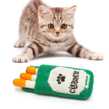 Glaciart One Wol Sushi Kat Speelset met Catnip | Schattig Speelgoed voor Interactie & Ontspanning