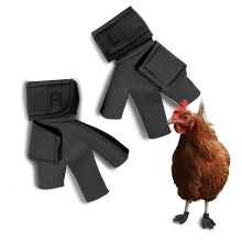 Birdy Bootie Hhnerschuhe fr verletzte Fe schtzendes Neopren-Schuhwerk fr Hhner, offenes Zehendesign zur Linderung von Hummeln, hergestellt i