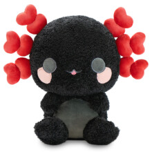 Cuddle Barn PlushGoals - Nola De Nocturne Axolotl | Super Zachte Schattige Kawaii Goth Knuffeldier, 10 inch