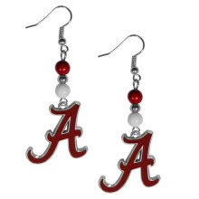 NCAA Siskiyou Sports Womens Alabama Crimson Tide Fan Bead Dangle rhngen One Size Team Frg svart
