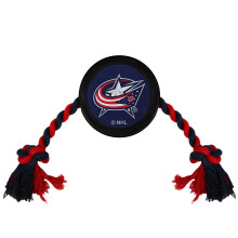 Pets First NHL Columbus Blue Jackets Puck Toy para ces e gatos. Jogue hquei com seu animal de estimao com esta recompensa de brinquedo resist