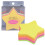 3M 3M CC-32 Post-it Notes Cut Cube Star 5 cores 2,8 x 2,8 polegadas (72 x 72 mm) 225 folhas x 1 bloco 1