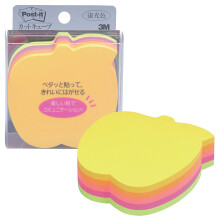 3M Post-it CC-36 Sticky Notes Cut Cube Apple 5 Colors 2.8 x 2.8 inches (72 x 72 mm) 225 Sheets x 1 Pad