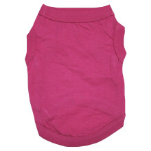 Petitebella Einfarbiges Welpen-Hundeshirt (Hot Pink Medium)