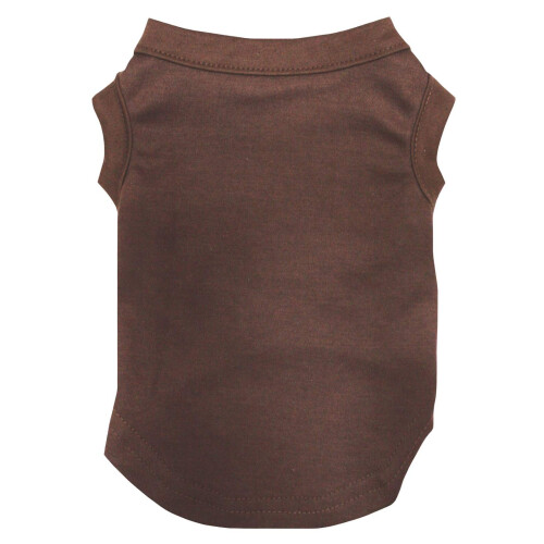 Petitebella Einfarbiges Welpen-Hundeshirt (Braun, Medium)