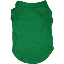 Petitebella Einfarbiges Welpen-Hundeshirt (Kelly Green Large)
