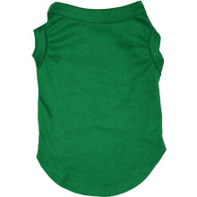 Petitebella Plain Single Color Puppy Dog Shirt (Kelly Green  X-Small)