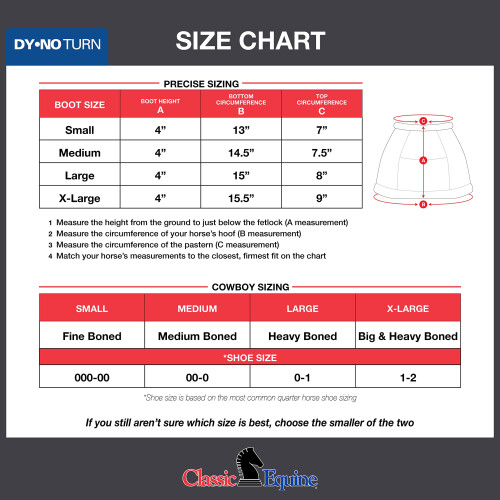 Classic Equine Dyno No-Turn Overreach Boots Medium 2