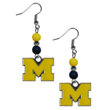NCAA Siskiyou Sports Womens Michigan Wolverines Fan Bead Dangle rhngen One Size - Team Color
